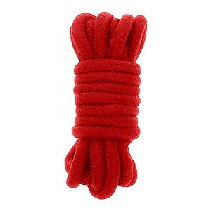 Frânghie Bondage Roșu pe Domnisoare.ro