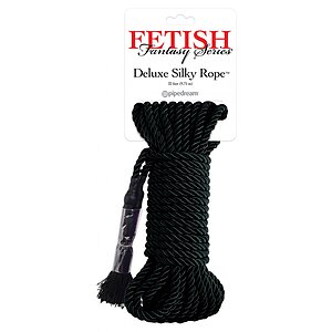 Funie Deluxe Silky Negru Funie Deluxe Silky Negru pe Domnisoare.ro