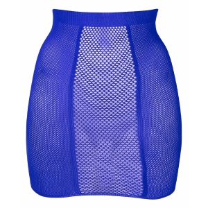 Fustă Le Désir High-Waist Fishnet Albastru S-L