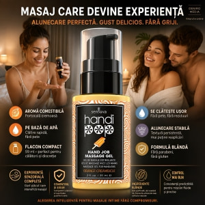Gel Comestibil Sensuva HandiPop Portocale Cremă 59ml