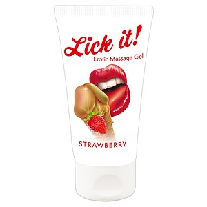 Gel Lick it! Strawberry Gel Lick it! Strawberry pe Domnisoare.ro