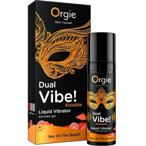 Gel Orgie Dual Vibe Vibrator Lichid Sex On The Beach Gel Orgie Dual Vibe Vibrator Lichid Sex On The Beach pe Domnisoare.ro