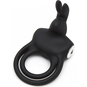 Happy Rabbit - Stimulating USB Rechargeable Rabbit Love Ring Negru Happy Rabbit - Stimulating USB Rechargeable Rabbit Love Ring Negru pe Domnisoare.ro