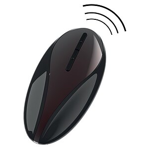 Hidden Desire Vibrator Anal cu Împingere Negru