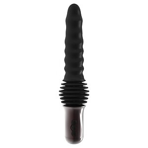 Hidden Desire Vibrator Anal cu Împingere Negru