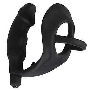 Inel Cu Anal Plug Black Velvets Negru pe Domnisoare.ro