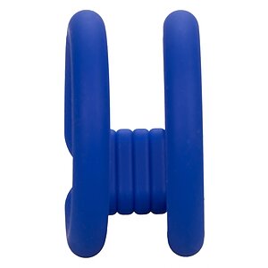 Inel Penis Dual Penis Cage Albastru