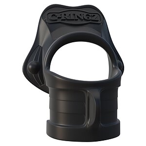 Inel Penis Fantasy C-Ringz Stretcher Negru Inel Penis Fantasy C-Ringz Stretcher Negru pe Domnisoare.ro