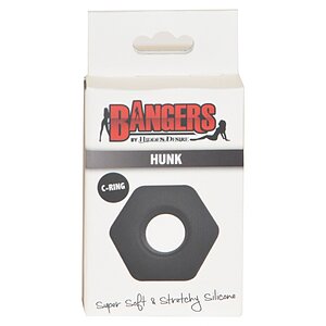 Inel Penis Soft Silicone Hunk Negru