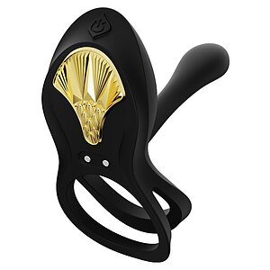 Inel Penis ZALO Bayek Vibrator Negru