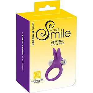 Inel Pentru Penis Cu Vibrații Rabbit Mov