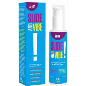 Intt Slide And Vibe, Lubrifiant Vibrant Mure Intt Slide And Vibe, Lubrifiant Vibrant Mure pe Domnisoare.ro