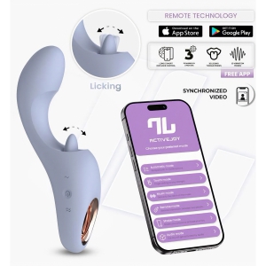 Licking Tongue Vibrator with App Control Mov Licking Tongue Vibrator with App Control Mov pe Domnisoare.ro