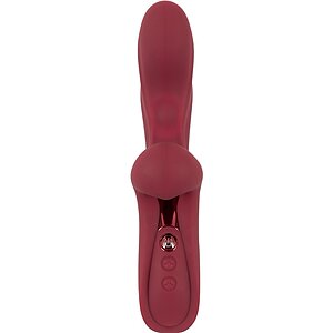 JAVIDA Rabbit 2-în-1 - 25 Moduri, 3 Motoare, Reîncărcabil Roșu