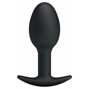 Anal Plug Cu Bilă Grea În Interior Negru pe Domnisoare.ro