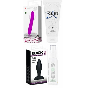 Kit Aventură Intensă: Plug, Lubrifiant și Vibrații Kit Aventură Intensă: Plug, Lubrifiant și Vibrații pe Domnisoare.ro