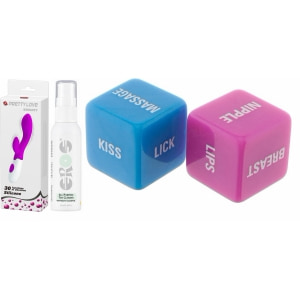 Kit Flacără între Așternuturi - Set Provocator 3 în 1 Kit Flacără între Așternuturi - Set Provocator 3 în 1 pe Domnisoare.ro