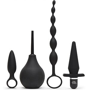 Kit Plug Anal Starter Pleasure Overload Negru Kit Plug Anal Starter Pleasure Overload Negru pe Domnisoare.ro