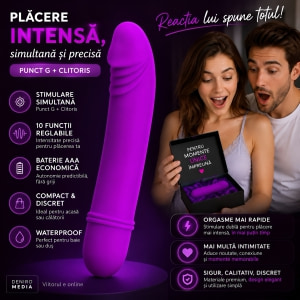 Vibrator Mic Simpatic Și Subțire Mov