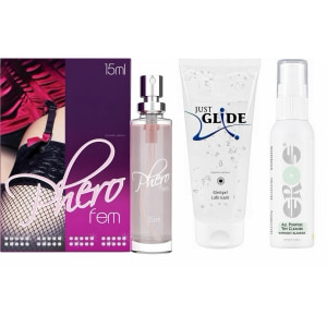Kit Seducție Intensă: Atracție, Alunecare, Igienă Kit Seducție Intensă: Atracție, Alunecare, Igienă pe Domnisoare.ro
