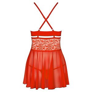 Lenjerie Babydoll Obsessive 838-BAB Roșu S-M