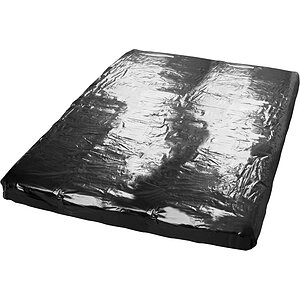 Fetish Collection - Cearșaf Lăcuit Vinil 160x200 Negru
