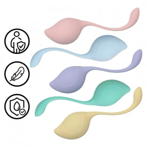 Loveline Pelvic Stem – Kit Kegel 5 Greutăți Discret Multicolor Loveline Pelvic Stem – Kit Kegel 5 Greutăți Discret Multicolor pe Domnisoare.ro