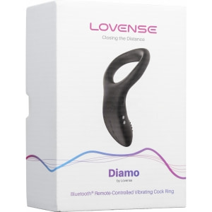Lovense Diamo Vibrating Ring Negru