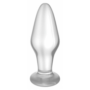Lovetoy Glass Romance Dop Anal Din Sticlă Transparent 12 cm pe Domnisoare.ro