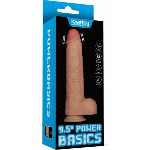 Lovetoy Power Basics 9.5 — Vibrator Realist 10 Moduri Ventuză