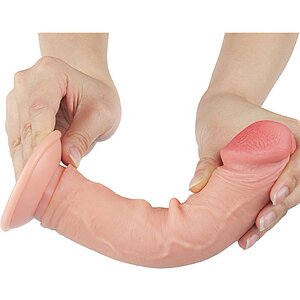 LoveToy Sliding Skin 20 cm — Dildo Realist cu Ventuză