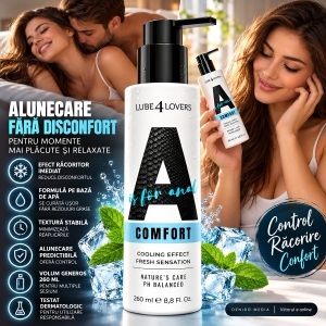 Lube4lovers Comfort Lubrifiant Anal Răcoritor 260ml