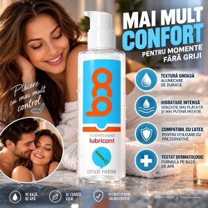 Lubrifiant BOO Anal Relax cu Textură Groasă 150 ml
