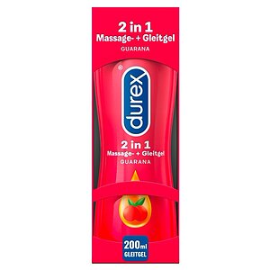 Lubrifiant Durex Play 2 în 1 Massage Guarana 200ml