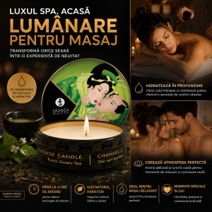 Lumânare Masaj Shunga Ceai Verde