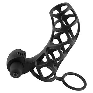 Manșon FX Extreme Silicone Power Cage Negru Manșon FX Extreme Silicone Power Cage Negru pe Domnisoare.ro