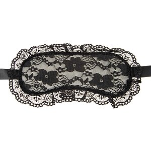 Mască Din Dantelă Leg Avenue Negru Mască Din Dantelă Leg Avenue Negru pe Domnisoare.ro