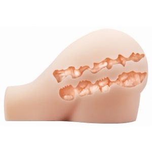 Masturbator Crazy Realistic cu Două Orificii și Vibrații