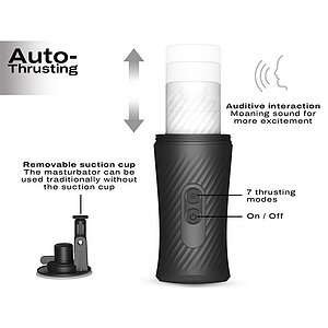 Masturbator Dorcel Mișcare Automată Negru
