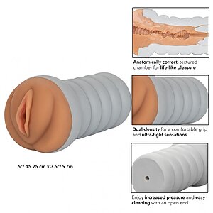 Masturbator Ribbed Gripper Tight Maro