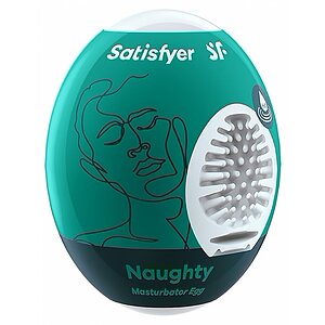 Masturbator Satisfyer Egg Naughty Verde Masturbator Satisfyer Egg Naughty Verde pe Domnisoare.ro