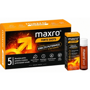 Maxro Forte Shots (5 shoturi de 10ml) Maxro Forte Shots (5 shoturi de 10ml) pe Domnisoare.ro