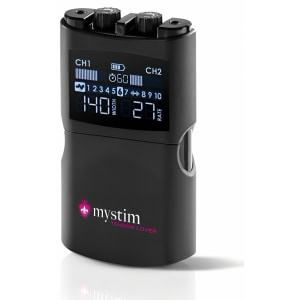 Mystim Tension Lover 2, EStim Reîncărcabil cu 2 Canale Negru