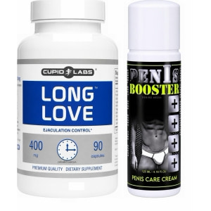 Pachet Pastile Long Love + Cremă Penis Booster pe Domnisoare.ro