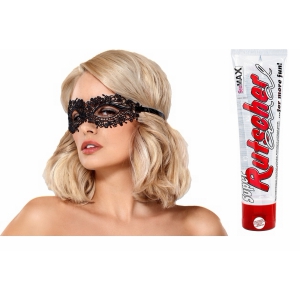 Pachet Lubrifiant Super Rutscher Anal 100ml + Mască Obsessive A710 Negru Pachet Lubrifiant Super Rutscher Anal 100ml + Mască Obsessive A710 Negru pe Domnisoare.ro