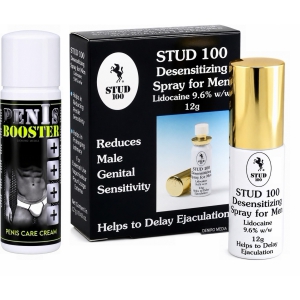 Pachet Cremă Pentru Potență Penis Booster 125ml + Spray Stud 100 Original Pachet Cremă Pentru Potență Penis Booster 125ml + Spray Stud 100 Original pe Domnisoare.ro