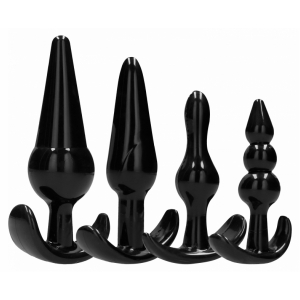 Set Anal Plug NO. 80 Negru pe Domnisoare.ro