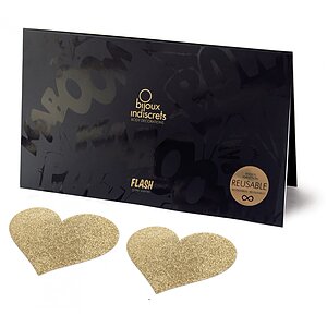 Nipple Covers Flash Heart Auriu Nipple Covers Flash Heart Auriu pe Domnisoare.ro