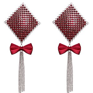 Nipple Jewellery Bow Roșu