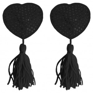 Nipple Tassels Heart Negru Nipple Tassels Heart Negru pe Domnisoare.ro